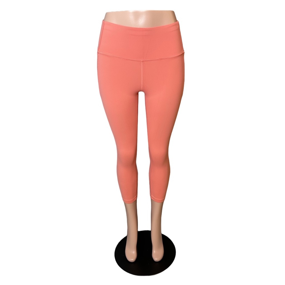 Under Armour Coral High Waist Crop Leggings Womens Medium Fall Fitness Activewea